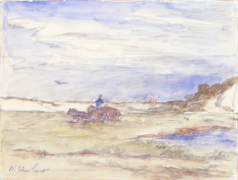 Western Landscape, Walter Shirlaw, 19th century