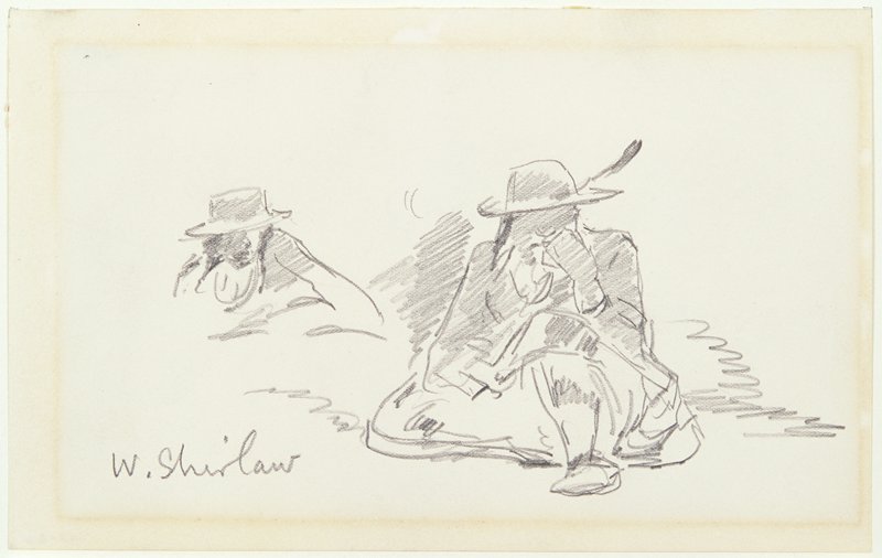 Sketch made on Indian Reservation, Montana, Walter Shirlaw, c. 1890
