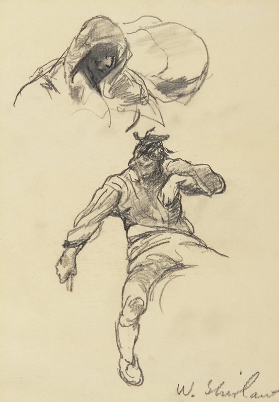 Study of Indian Riding, Walter Shirlaw, c. 1890