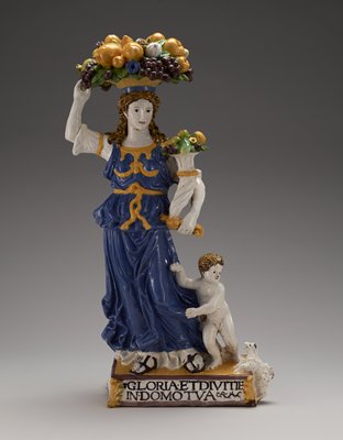 Dokumentasi “Dovizia”; Glazed terracotta, polychromed. Minneapolis Institute of Art.