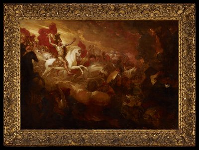 Dokumentasi “Destruction of the Beast and the False Prophet”; Oil on panel. Minneapolis Institute of Art.