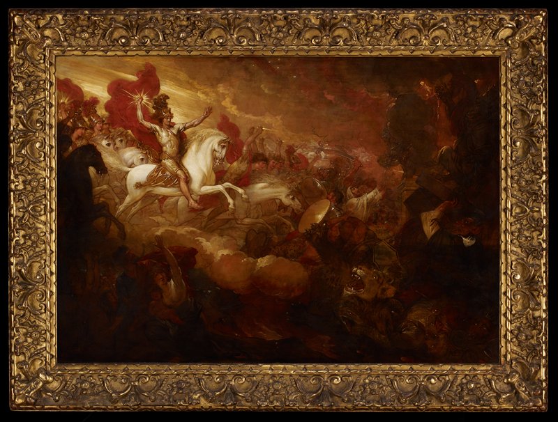 Destruction of the Beast and the False Prophet, Benjamin West, 1804