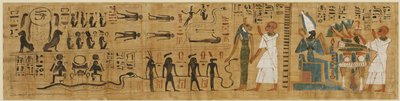 Dokumentasi “Funerary papyrus”; Papyrus. Minneapolis Institute of Art.