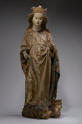 Dokumentasi “Saint Catherine”; Wood, pigment, gold. Minneapolis Institute of Art.