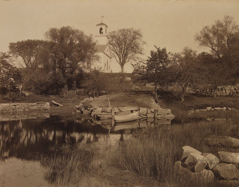 Church and Old Town Landing, Annisquam, Massachusetts, Martha Hale Harvey, 1900