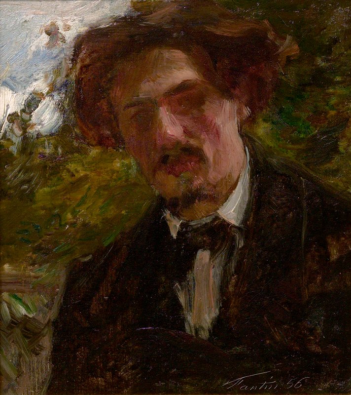 Portrait of the Artist Alphonse Legros, Henri Fantin-Latour, 1856