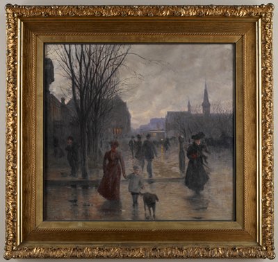 Dokumentasi “Rainy Evening on Hennepin Avenue”; Oil on canvas. Minneapolis Institute of Art.