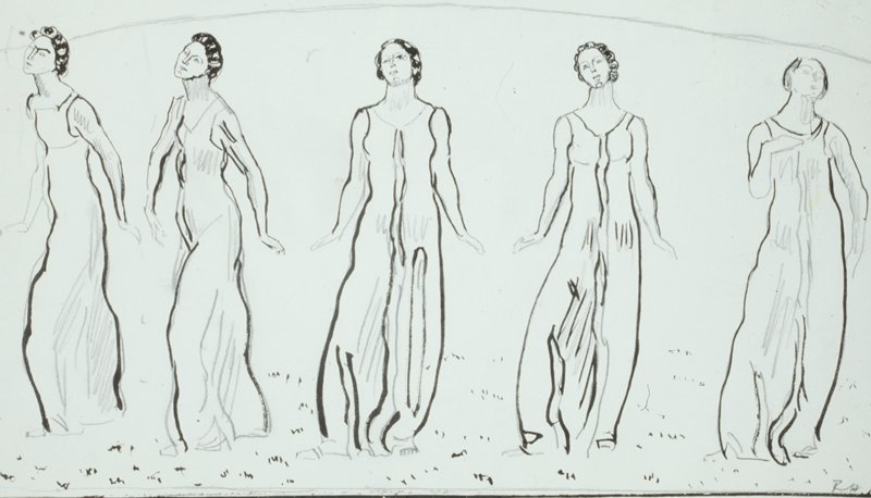 Study for A Glance into the Infinite, Ferdinand Hodler, c. 1915