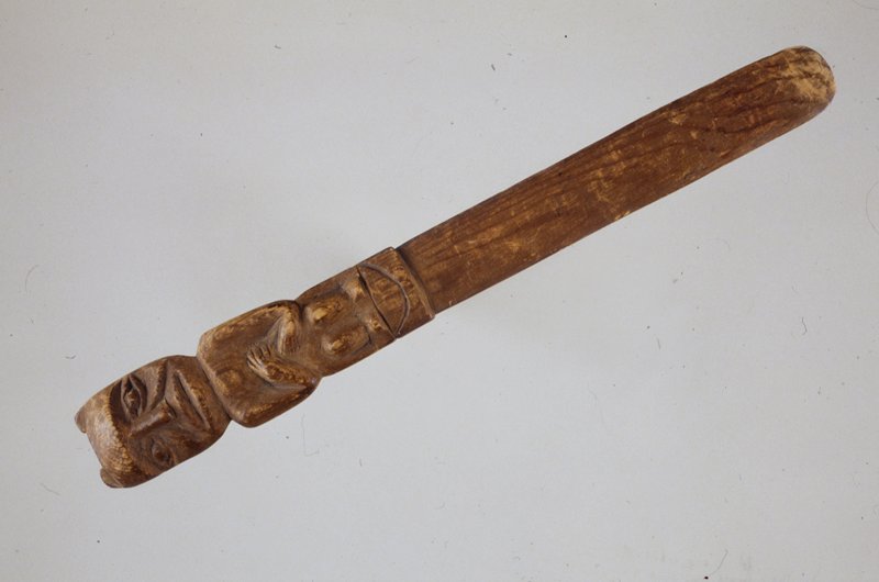 Wooden knife, late 19th century