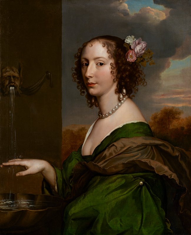 Portrait of Woman, called Lucy Percy, Countess of Carlisle, Adriaan Hanneman, c.1650