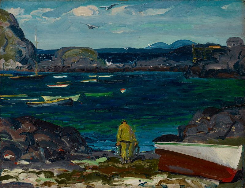 The Harbor, Monhegan Coast, Maine, George Bellows, 1913