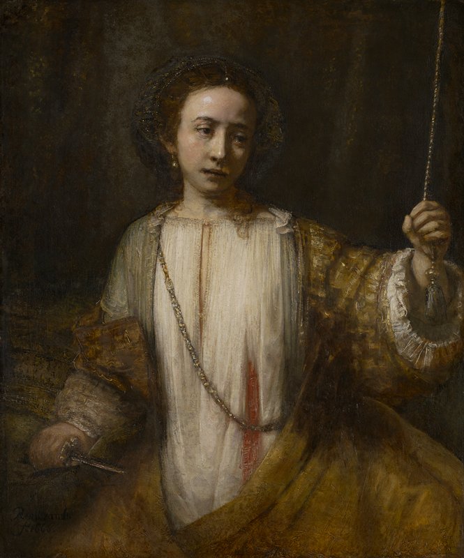 Lucretia by Rembrandt van Rijn