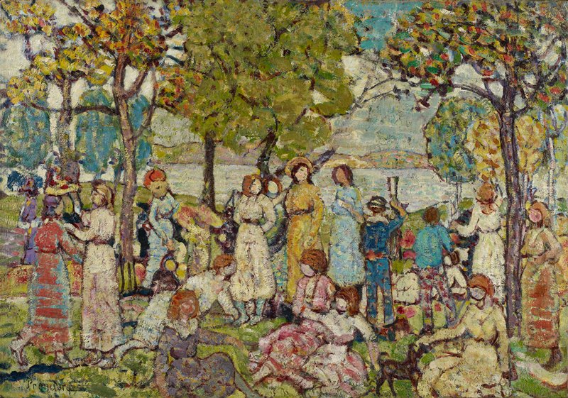 Holidays, Maurice B. Prendergast, c. 1920