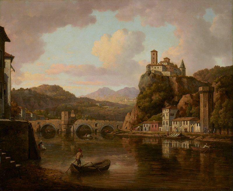 Castle on the Rhône River, France, William Marlow, c. 1765–80