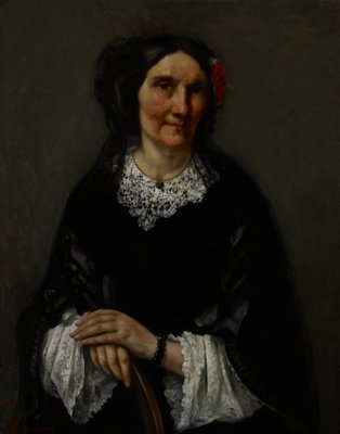 Portrait of Anika Psalmon, Mrs. Robin, Gustave Courbet, 1862