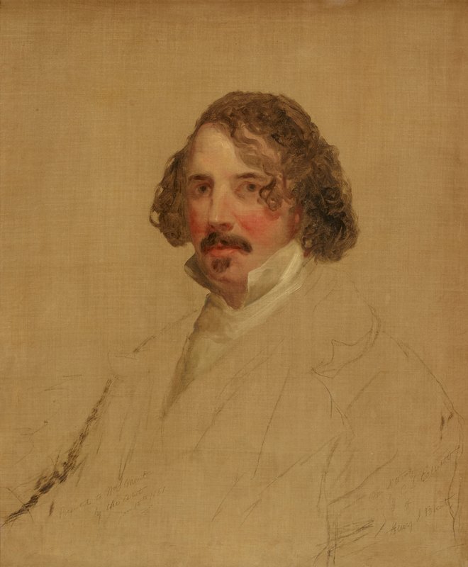 Unfinished Portrait of Henry J. Brent, 1811-1850, Charles Loring Elliott, c. 1850