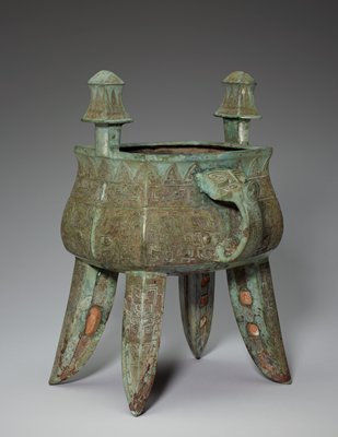 Dokumentasi “Fangjia wine vessel”; Bronze. Minneapolis Institute of Art.