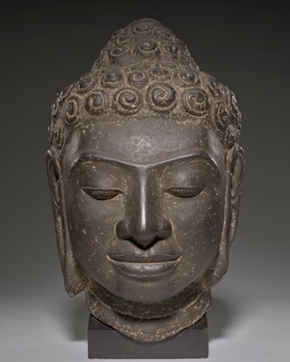 Buddha Head, or Thailand, 8th century