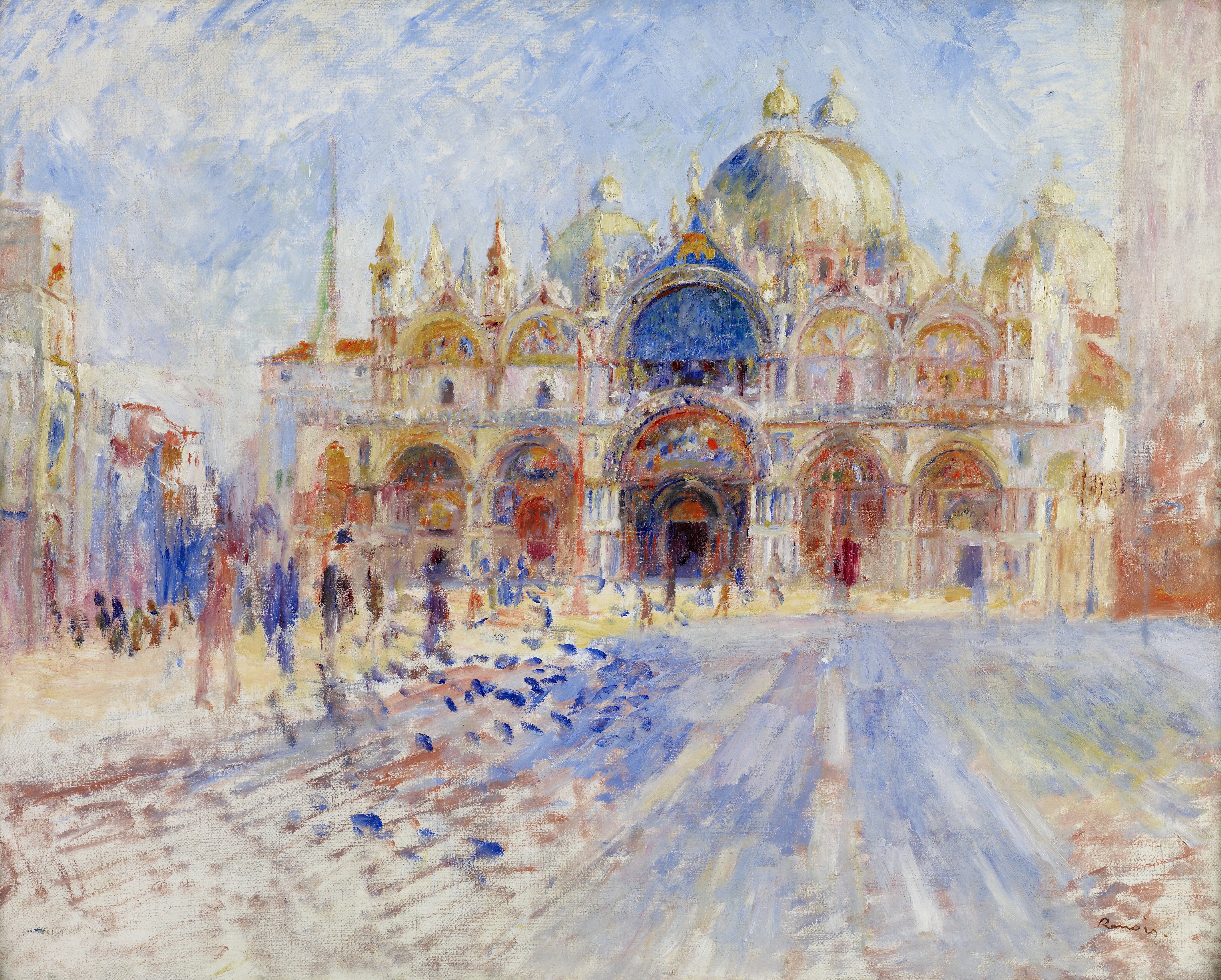 The Piazza San Marco, Venice, Pierre Auguste Renoir | Mia