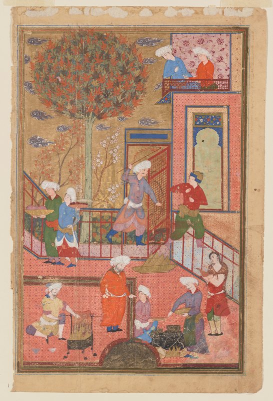 Courtyard Scene, early 17th century