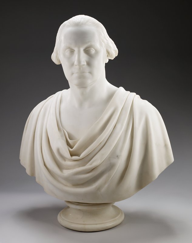 Bust of George Washington, Hiram Powers, c. 1853