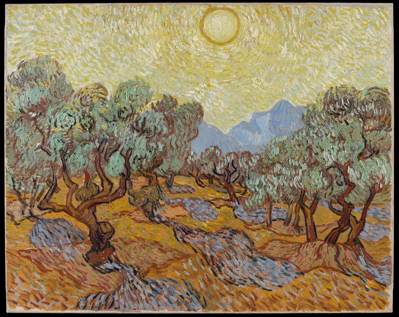 Olive Trees by Vincent van Gogh