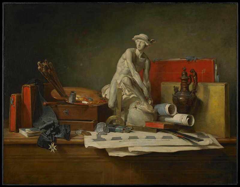 The Attributes of the Arts and the Rewards Which Are Accorded Them, Jean-Baptiste-Siméon Chardin, 1766