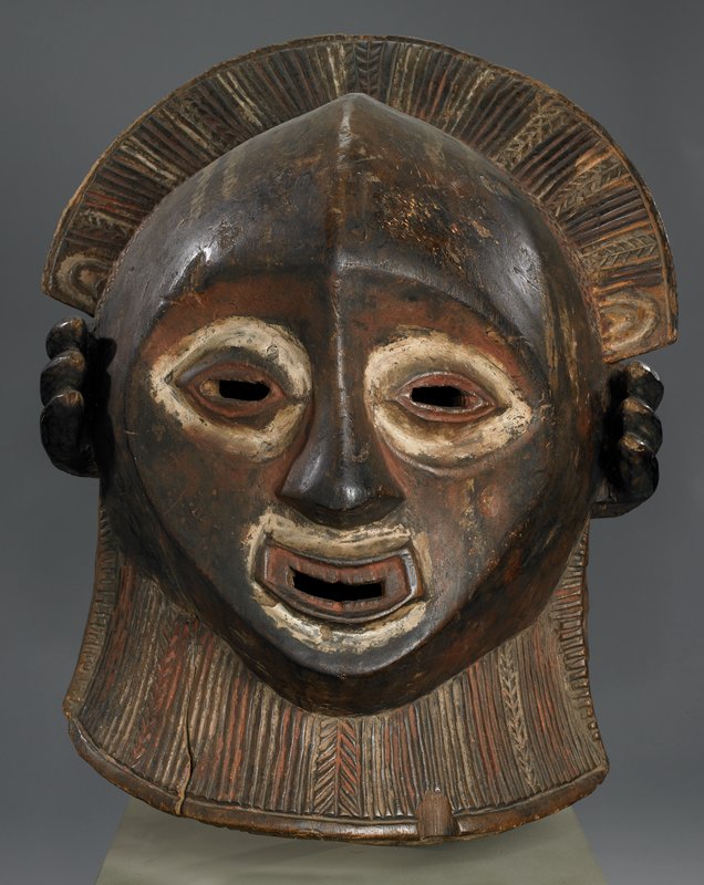 Helmet mask, 19th century