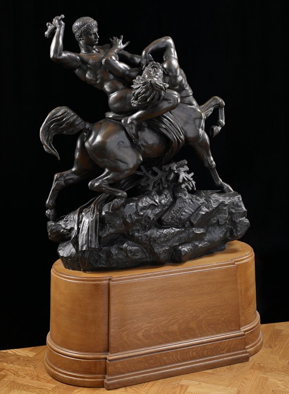 Theseus Slaying the Centaur Bianor, Antoine-Louis Barye, c. 1850 (modeled, cast c. 1891)