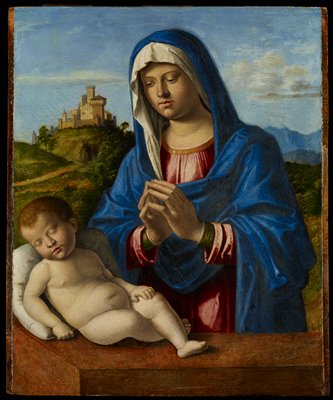 Dokumentasi “Madonna and Child”; Oil on panel. Minneapolis Institute of Art.