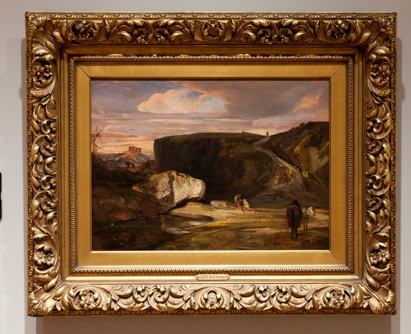 Landscape with the Good Samaritan, Gabriel Alexandre Decamps, c. 1837