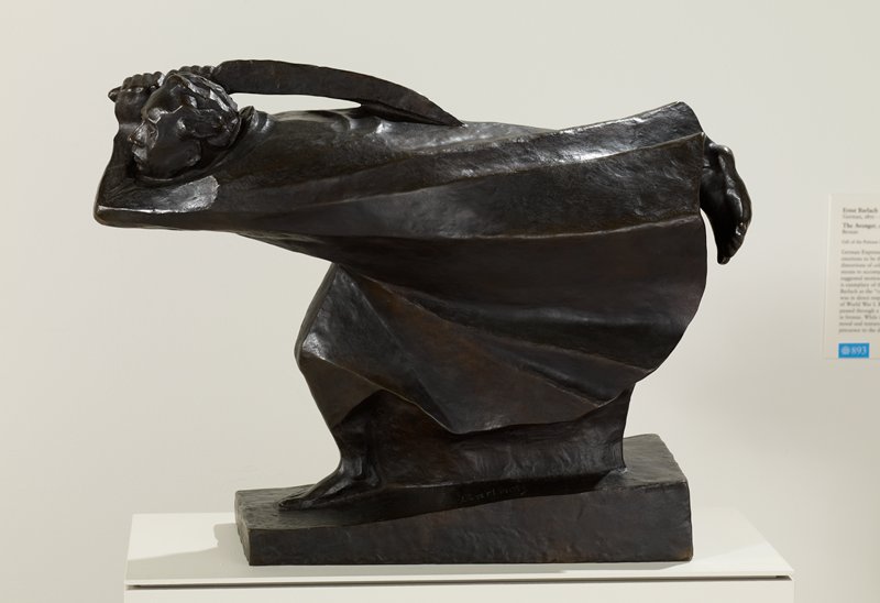 The Avenger, Ernst Barlach, modeled 1914, cast 1923