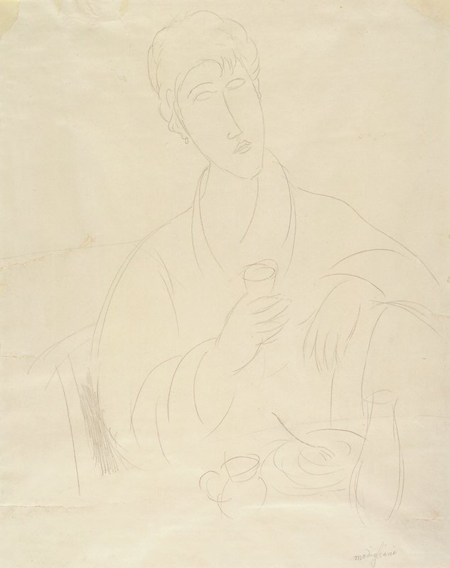 Portrait of Madame Zborowski, Amedeo Modigliani, c. 1917–20