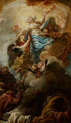 Dokumentasi “Study for the Assumption of the Virgin”; Oil on paper. Minneapolis Institute of Art.