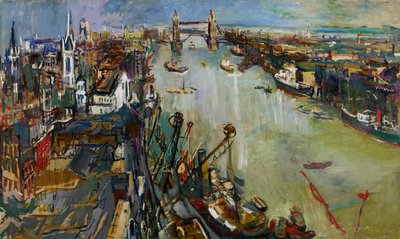 Tower Bridge, London, Oskar Kokoschka, 1925