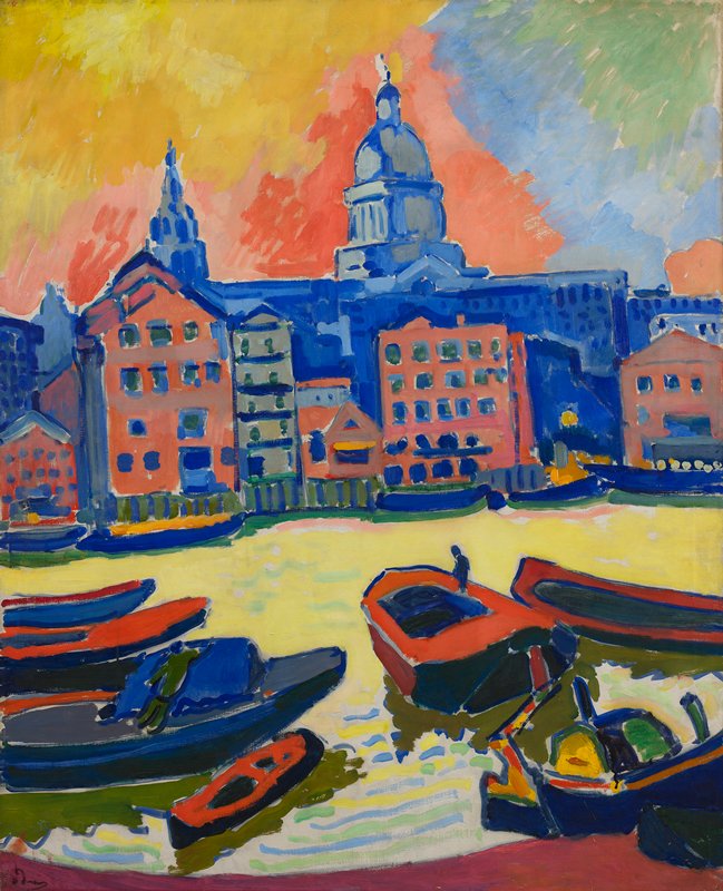 London: St. Paul's Cathedral seen from the Thames, André Derain, 1906
