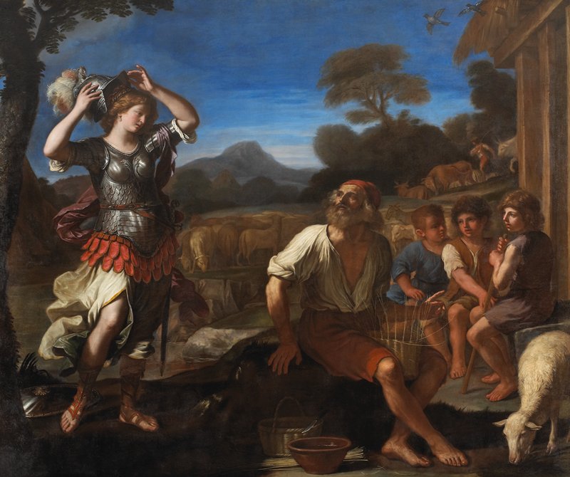 Erminia and the Shepherds, Guercino, 1648–49