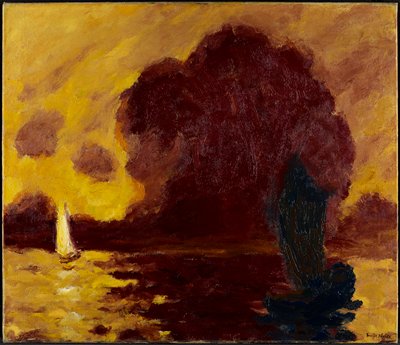 Evening Glow, Emil Nolde, 1915