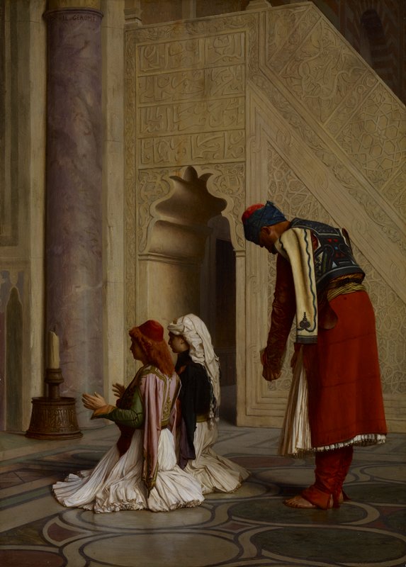 Young Greeks in the Mosque, Jean-Léon Gérôme, 1865
