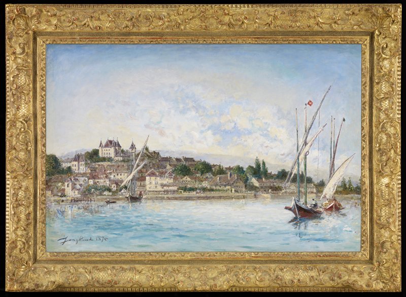 View of Lake Léman at Nyon, Johan Barthold Jongkind, 1875