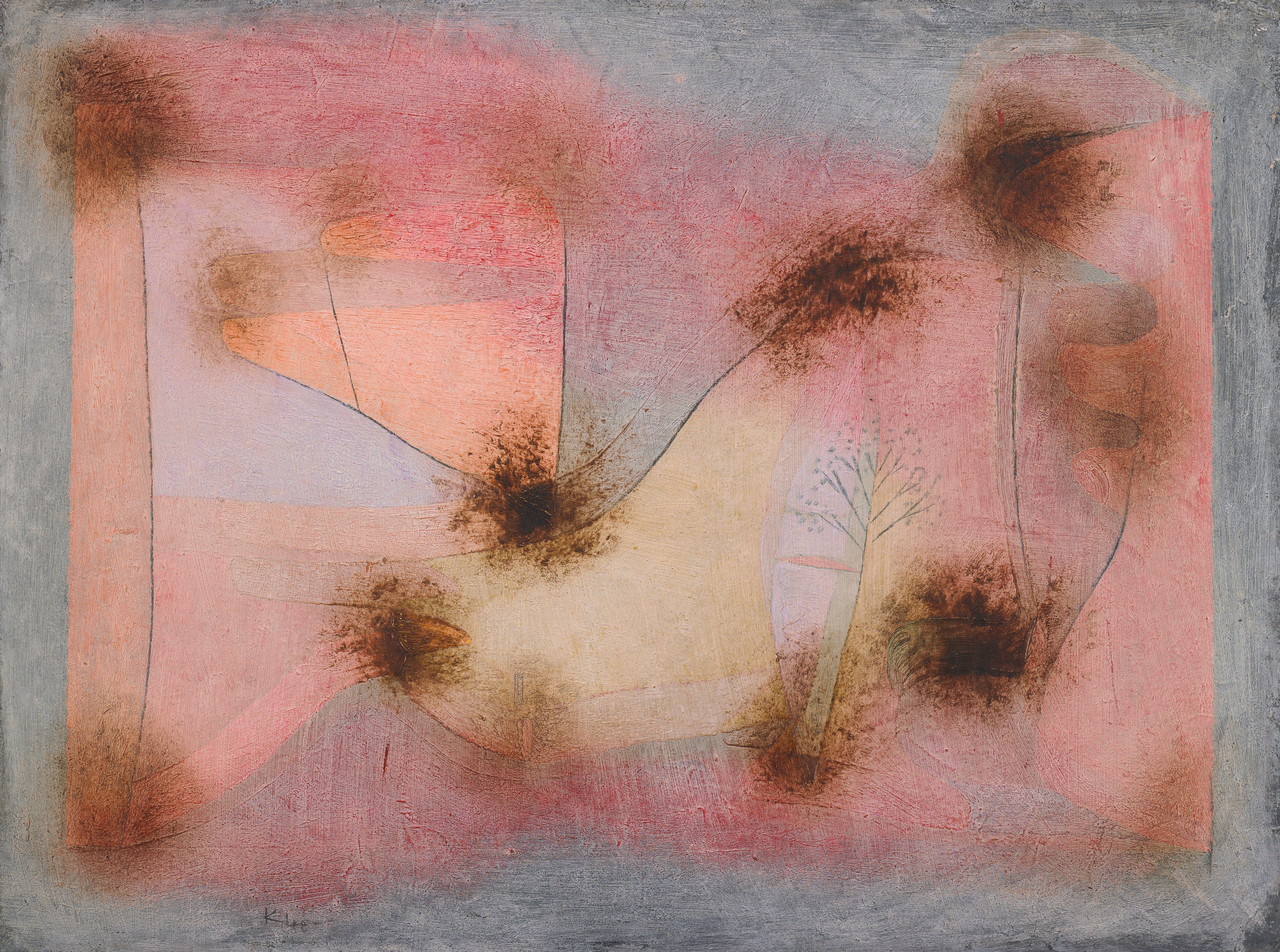 パンフラワーの絵画 Hardy Plants, Paul Klee | Mia