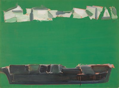 Seascape with Barge and Breakwater, Nicolas de Staël, 1954