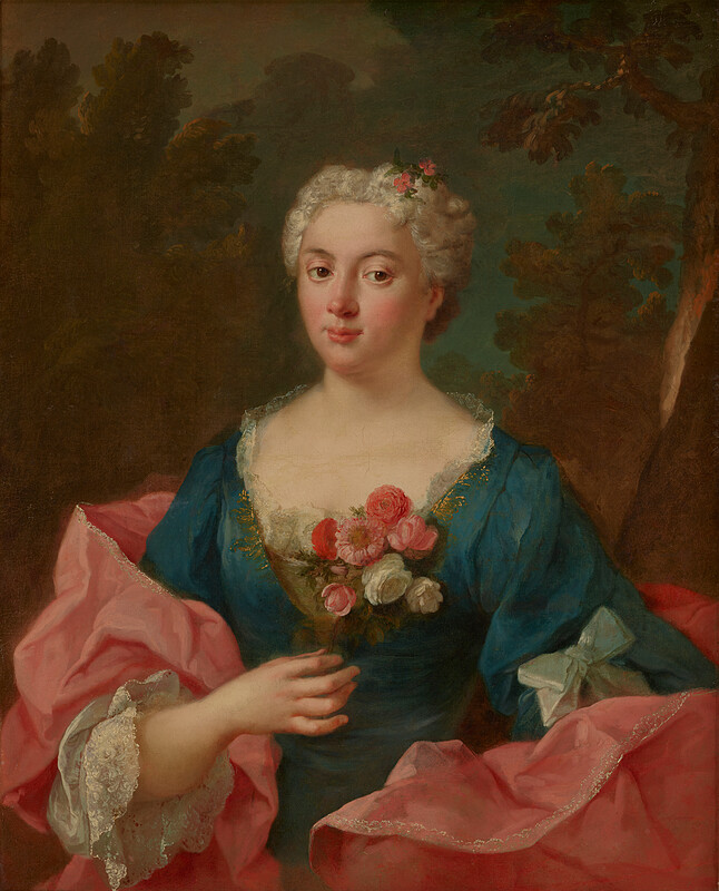 Portrait of Faustina Bordoni, Count Ludovico Mazzanti, 1738–40