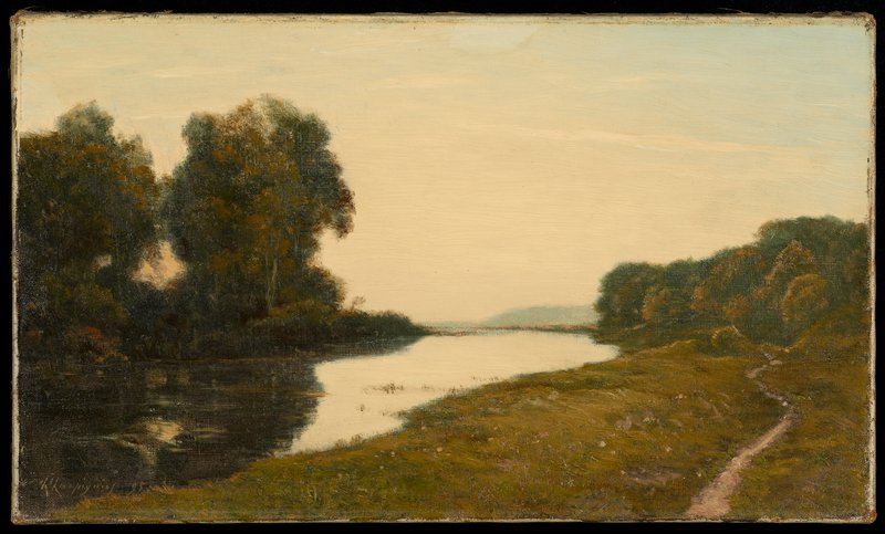 View of a Stream, Henri Joseph Harpignies, 1895