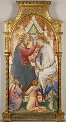 The Coronation of the Virgin with Five Music-Making Angels, Mariotto di Nardo, 1408