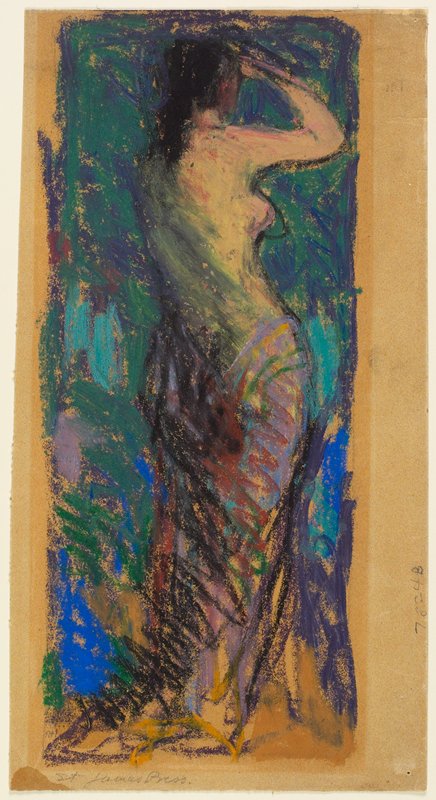Partly Draped Model, Robert Henri, c. 1906