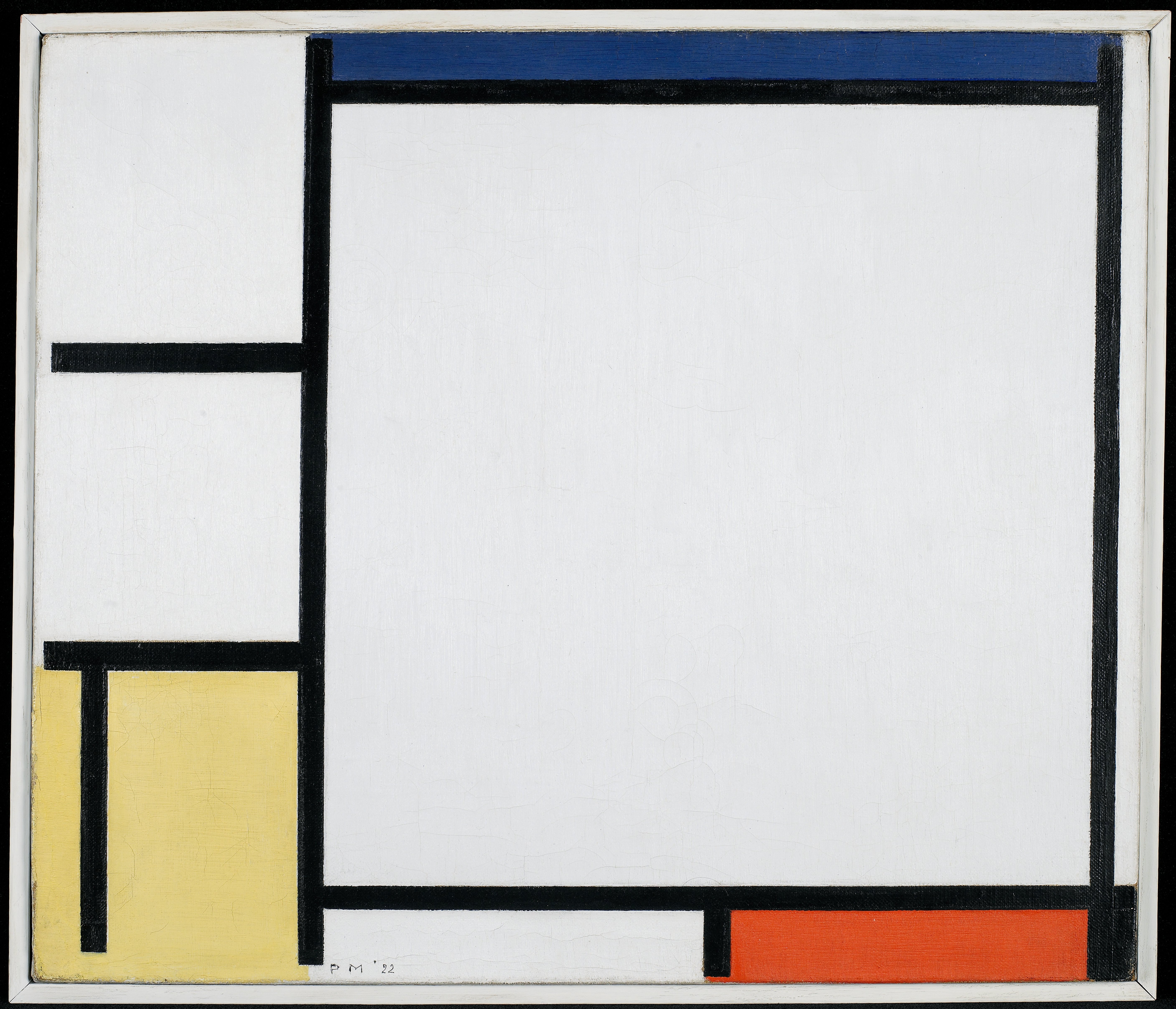 Composition with Blue, Red, Yellow, and Black, Piet Mondrian | Mia