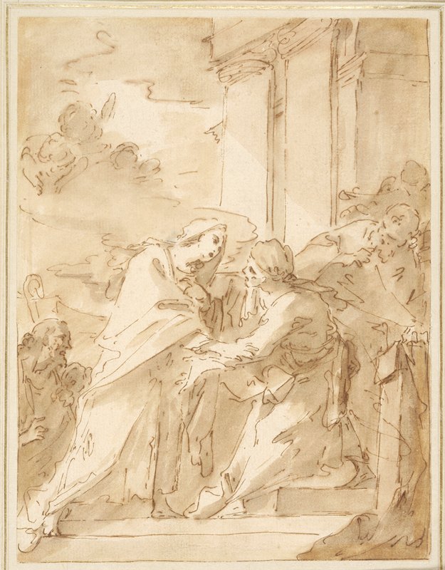 The Visitation, Michel-François Dandré-Bardon, 18th century