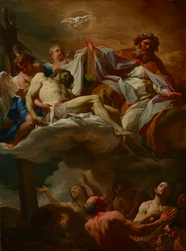 The Trinity with Souls in Purgatory, Corrado Giaquinto, early 1740s