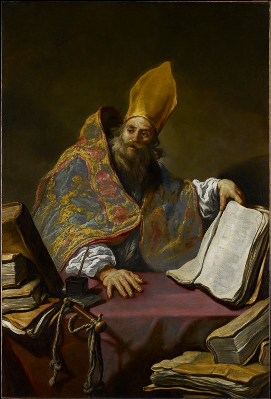 Saint Ambrose, Claude Vignon, 1623 or 1625